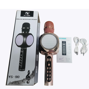 YS90 de mano multifunción USB/TF/FM/Record/ACC/Tone/Clap Singing Speaker Player <span class=keywords><strong>Karaoke</strong></span> Singing Micrófono para KTV - Product Image 6