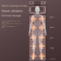 Matelas de massage multifonctionnel Cou, taille, dos Pétrissage Vibration Compresse chaude Coussin de massage électrique pour usage domestique