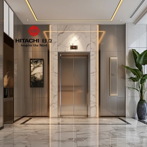 Ascensor Residencial Hitachi con Certificación CE, Ascensor Personalizado para 2-4 Pisos, Máquina Hidráulica para Pasajeros, Puerta de Vidrio Automática - Product Image 5