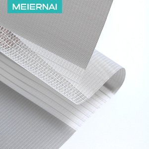 Tende a Rullo Motorizzate <span class=keywords><strong>Zebra</strong></span> MEIERNAI su Misura con Controllo Wifi Oscurante Doppio Motore Elettrico Zigbee per Finestre - Product Image 2