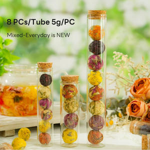 ชุดของขวัญชาดอกไม้บานออร์แกนิก Clqq 8 ชิ้น ขายส่งจากโรงงาน หลอดแก้วขนาดเล็ก 5 กรัม ธรรมชาติ อายุการเก็บรักษา 18 เดือน รับผลิตตามสั่ง - Product Image 2