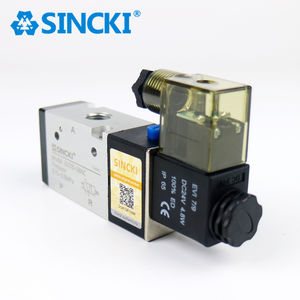 Válvulas de aire direccionales NC de solenoide único de 3/2 vías Serie 3V 3V310-08/10 piezas neumáticas operadas por piloto - Product Image 6