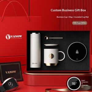<span class=keywords><strong>Vaso</strong></span> Térmico para Hombre y Mujer, Taza con Aislamiento al Vacío, Pantalla de Temperatura, Juego de Infusor de Té, Estilo Ejecutivo, Separación de Té y Agua, Regalo de Cumpleaños - Product Image 4