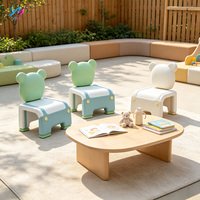 Chaise d'ours pour enfants, design sculptural moderne en fibre de verre, couleur personnalisée, écologique, pour la maison, la salle à manger, le salon, l'appartement