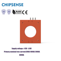 Bande passante haute fréquence 500A 1000A 2000A CR8A M00 capteur de courant à effet Hall pour lecteur de Conversion de fréquence