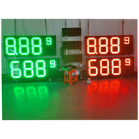 Panneau de prix du gaz personnalisé 8.889/10 REGULAR DIESEL Light Box Gas Station LED display