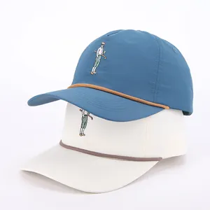 قبعات نايلون رياضية أنيقة جديدة للبيع بالجملة قبعات بيسبول للعب الجولف في الهواء الطلق عالية الجودة للرجال