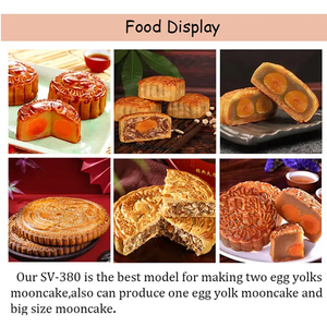 Dây chuyền sản xuất bánh trung thu mới Longyu hoàn toàn tự động lòng đỏ trứng maamoul máy đóng gói bánh trung thu - Product Image 5