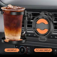 Nuevo Soporte para Botellas y Vasos de ABS para Rejilla de Ventilación de Coche, Soporte para Botellas de Agua para Camiones, Kit Interior para Almacenamiento de Vasos y Botellas en el Coche