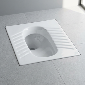 Fabriqué en Inde Cuvette de toilette accroupie en céramique de haute qualité avec garde-boue disponible pour l'approvisionnement direct en usine - Product Image 5
