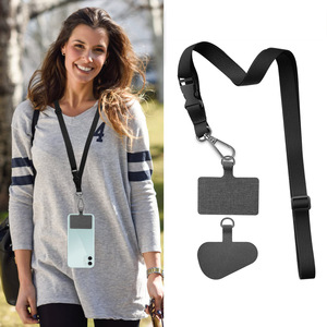 Courroie universelle réglable <span class=keywords><strong>de</strong></span> téléphone portable <span class=keywords><strong>de</strong></span> bandoulière avec la lanière d'épaule du fabricant <span class=keywords><strong>de</strong></span> logo personnalisé pour le téléphone - Product Image 4