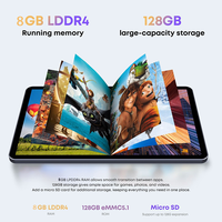 Tableta Android 13 Octa-Core de 11 pulgadas con cámaras frontales de 8MP y traseras de 13MP Procesador MTK de cuerpo metálico delgado para educación empresarial