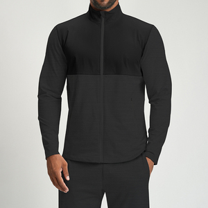 Veste de sport pour homme PASUXI, blocs de couleur, coupe ajustée, manches longues, tenue de yoga, entraînement, survêtement respirant, vêtements de sport de plein air, fitness - Product Image 4