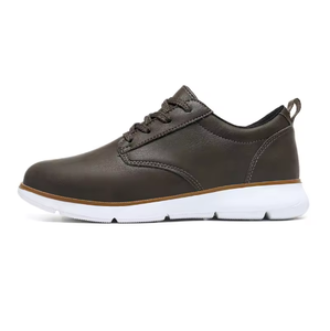 Vente en gros de baskets décontractées pour hommes en cuir Oxford, respirantes, antidérapantes, en cuir véritable, pour le printemps - Product Image 2