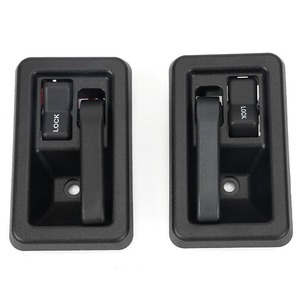 Paire de poignées de porte intérieures noires en ABS pour Jeep Wrangler, pièce de rechange 55176476 pour réparation - Product Image 5