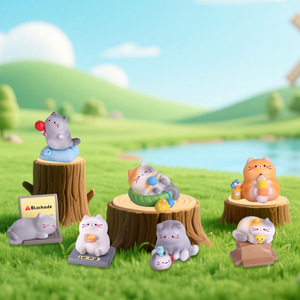กล่องสุ่มฟิกเกอร์เรซิ่น Yu Mo Craft Cat Time Diary ของสะสมสำหรับเด็กและเพื่อน ของขวัญสำหรับเด็กอายุ 8-13 ปี ใช้ได้ทั้งเด็กชายและเด็กหญิง - Product Image 1
