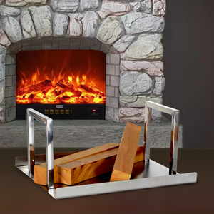 Soporte Metálico Moderno OEM para Leña de Interior y Exterior, Herramientas para Chimenea, Soporte para Leña, Accesorios para Hoguera, Alta Calidad - Product Image 2