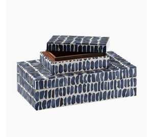 กล่องเครื่องประดับทำด้วยมือทำจากไม้ฝังกระดูกคุณภาพระดับพรีเมี่ยมหรูหราสำหรับอุปกรณ์กล่องกระดาษทิชชู - Product Image 3