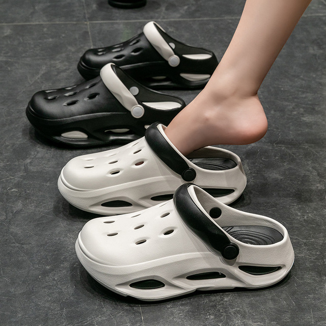 Women's Men Fashion EVA Home Round-Toe Slide Clogs Sandals for Beach & Outdoor Use