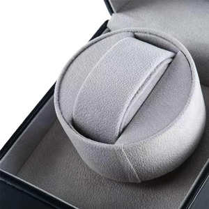 Automatic Rotation Single <b>Watch</b> Winder Box Leather Storage Display PU Wood Shell Black <b>Case</b> Box Gift - Product Image 6