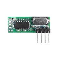 433Mhz Ultra Hétérodyne RF Récepteur Sans Fil Module Haute Sensibilité Porte Contrôle Alarme Thunderbolt Lampe Télécommande Récepteur