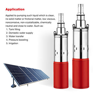 Pompes à <span class=keywords><strong>eau</strong></span> solaires professionnelles 1 pouce <span class=keywords><strong>12V</strong></span> submersibles DC pour l'irrigation domestique et agricole, automatiques, OEM, noires pour 3SYDC - Product Image 2