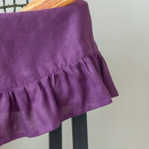 Serviettes de cuisine en lin à volants de luxe, nappes en coton tissé, torchons et sets de table pour salle à manger et hôtel – Vente en gros - Product Image 5