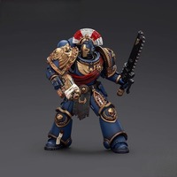 Dark Source 40k Extreme Warrior JT01536 Rifle de Precisión, Espada Motosierra y Pistola, Soldado con Armadura de Artefactos 1/18