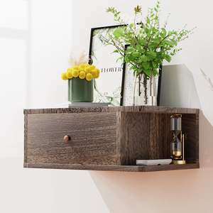 Étagère murale en bois pour organiser les câbles, boîte de rangement pour routeur WiFi, boîte de rangement pour projecteur en bois pour la maison et le bureau - Product Image 1