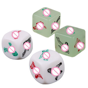 2 set 4 set Sex Aid BDSM Adult Fun Foreplay sexy incandescente dadi 12 lati giocattoli colorati posizione del sesso dadi per giochi <span class=keywords><strong>d</strong></span>'<span class=keywords><strong>amore</strong></span> di coppia - Product Image 3
