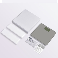 Báscula electrónica Digital inteligente para baño, dispositivo de pesaje portátil de 180kg/396lb, novedad