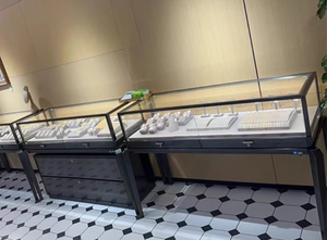 Cao cấp thương mại đồ trang sức hiển thị tủ tùy chỉnh đồ trang sức kính đứng đồng hồ hiển thị đứng Ngọc bích cao cấp vàng truy cập - Product Image 2