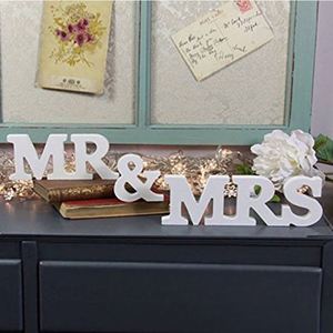 Letras de Madera al por Mayor para Bodas, Letras Creativas de Mr & Mrs para Decoración de Fiestas y Accesorios para Fotos, Dropshipping - Product Image 2