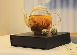 Caja de regalo de té floreciente Año Nuevo Regalo de Navidad Flor Bola de té Soporte directo de fábrica Paquete OEM en Anhui <span class=keywords><strong>Huangshan</strong></span> - Product Image 2
