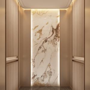 Ascenseur domestique moderne à traction sans engrenages en acier inoxydable avec plancher en PVC pour villa, maison à 2 étages, petit ascenseur résidentiel - Product Image 5