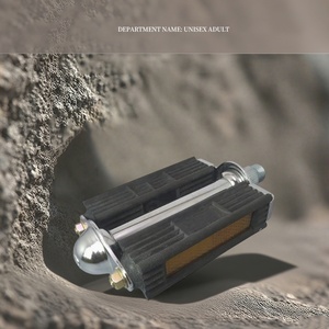 Pédales de vélo BMX de route 26 pouces 28 pouces, rétro, classiques, plates, ultralégères, en alliage d'aluminium avec réflecteurs - Product Image 5