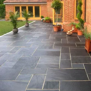 Modern Design Outdoor Patio Slate Floors Tiles Large BlueStone Brick Natural Stone Pavers Slabs for Hotel Use