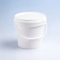 Ember Cat Plastik 500ml 0.5L PP Aman untuk Makanan, Dapat Didaur Ulang, Ramah Lingkungan, Tutup Kedap Udara, Pegangan IML, Grosir Pabrik