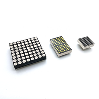 Afficheur à matrice de points LED RGB 8x8, module d'affichage LED, panneau d'affichage LED