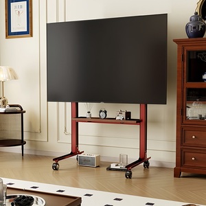 YSTC-05 TV đứng với bánh xe cho 32-75 "Màn hình VESA 700*450 mét heavt-Duty TV giỏ hàng TV di động giá - Product Image 4