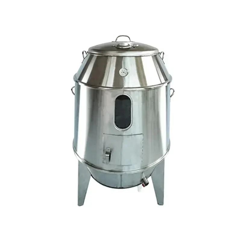 Commercial stainless steel vertical roast duck equipment gas type drying duck meat Roast Duck Oven Chinese Charcoal gas dual use