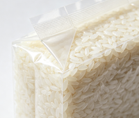 Sachet sous vide transparent de qualité alimentaire pour briques de riz, en PA/PE Nylon, thermoscellable, pour l'emballage de 1kg, 2kg, 5kg de riz en grains