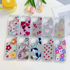 Dream Three-In-One Mirror Painting Cell Phone Case for iPhone for Samsung for Oppo