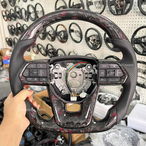 พวงมาลัยสปอร์ตกำหนดเองสำหรับโตโยต้าพราโด120 150 A90 Lc200 Yaris Tacoma 4Runner Mark x <span class=keywords><strong>CHR</strong></span> 79ซีรีส์ Hiace คาร์บอนไฟเบอร์ <span class=keywords><strong>GR</strong></span> - Product Image 5