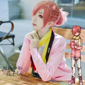 Peluca Sintética Negra Corta Ainizi, Peluca de Cosplay de Mitsuba del Anime Toilet-bound <span class=keywords><strong>Hanako</strong></span>-<span class=keywords><strong>kun</strong></span> para Niñas - Product Image 2