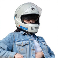 Nouveau casque de moto tout-terrain ABS intégral pour motocross avec lunettes pour adultes et jeunes, course de cross-country