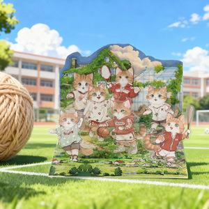 20 autocollants par paquet, série Cute Paws Club, autocollants et décalcomanies pour carnet, imperméables, matériaux pour carnet pour enfants - Product Image 3