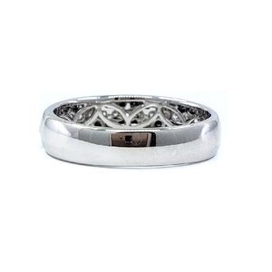 925 Sterling <b>Silver</b> Black Rhodium Plated Brilliant Cut Black White Moissanite <b>Mens</b> Luxury Wedding Band Hip Hop Statement <b>Ring</b> - Product Image 4