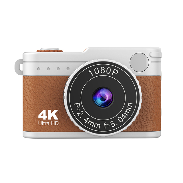 Retro Mini Digital Camera for Student Group High Definition Campus Life with CMOS Imaging Sensor Capable Photo Video Recording