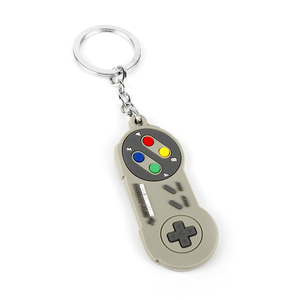 Mới đến chơi game sáng tạo đồ trang sức Video Game điều khiển Keyring trò chơi Pad cao su Keychain Móc chìa khóa - Product Image 3